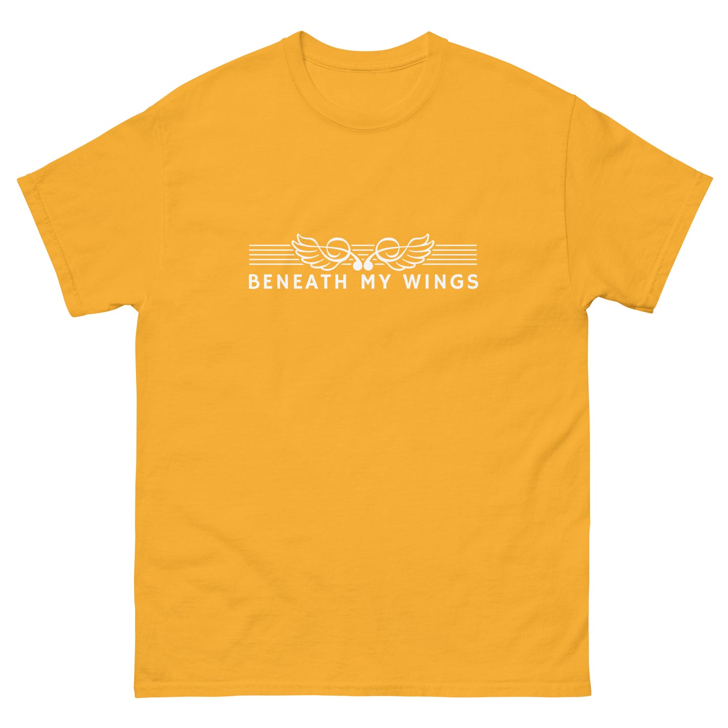Julian Mendoza "Beneath My Wings" T-Shirt - "Scale" (White Print)