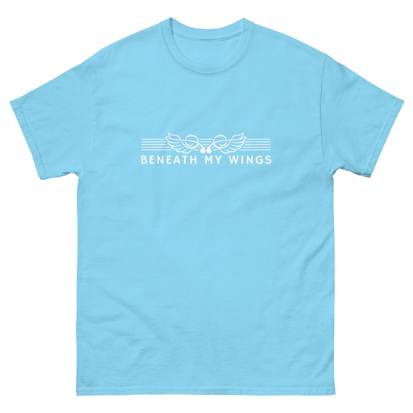 Julian Mendoza "Beneath My Wings" T-Shirt - "Scale" (White Print)